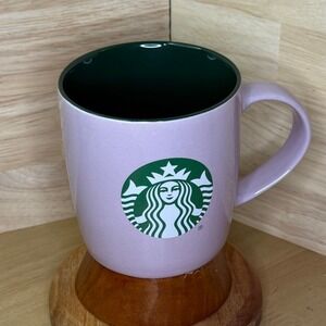 Starbucks Mug purple Green Siren Logo Ceramic Coffee Cup